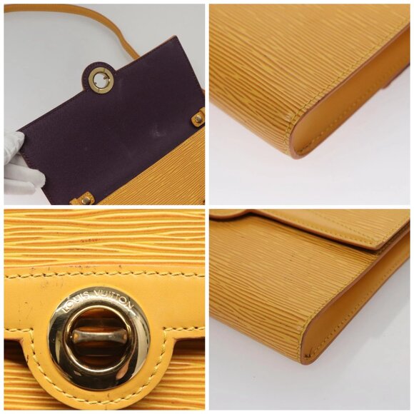 LOUIS VUITTON Epi Arsch Shoulder Bag Yellow - Picture 11 of 15